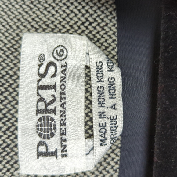 Vintage wool Ports tweed suit jacket and matching skirt - Picture 10 of 11